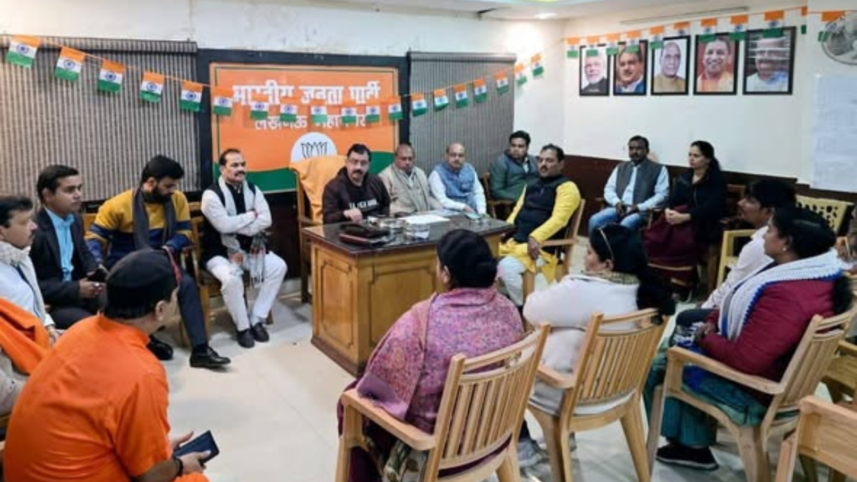 विजय कुमार भुर्जी - अटल बिहारी वाजपेयी जी की जन्म शताब्दी कार्यक्रमों की रूपरेखा तैयार