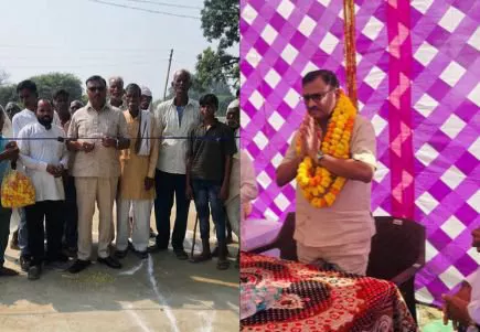 सीसी रोड का लोकार्पण — ग्राम रिसौली, बदायूं