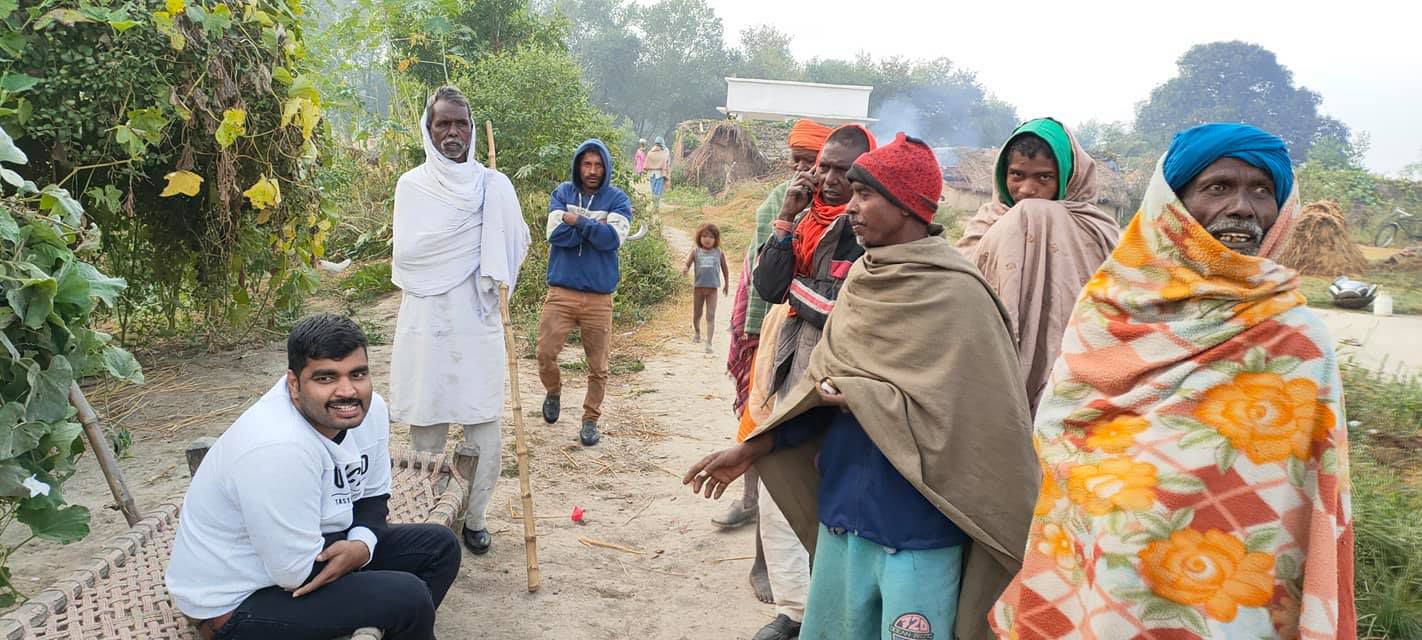 भभुआ विधानसभा की मुसहर टोली में पहुंचकर जाना गरीब जनता का हाल