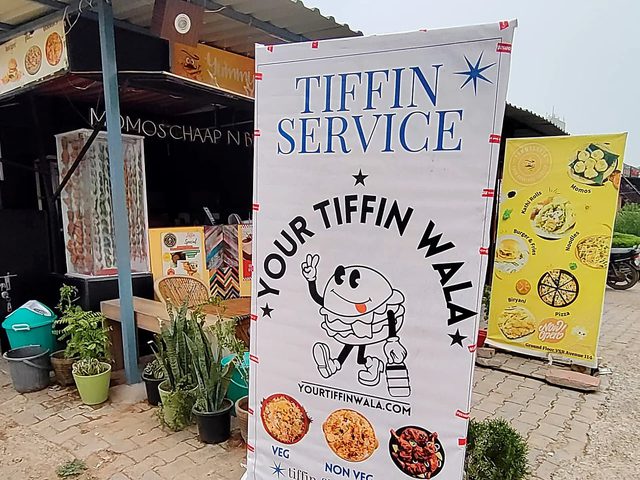 Your Tiffin Wala signage at the outlet